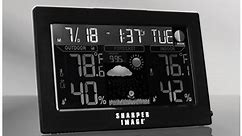 Sharper Image Weather Station / Clock User Manual 206085