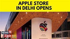 Apple Store Opens Saket Select Walk In Delhi | Delhi Apple Store Launch | Tim Cook | Apple India