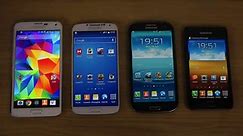 Samsung Galaxy S5 vs. Galaxy S4 vs. Galaxy S3 vs. Galaxy S2 - Which Is Faster?