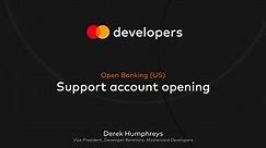 Open Banking (US) Account Opening use case