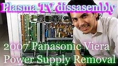 42" Panasonic Plasma TV Repair: Part 1, Power Supply Removal