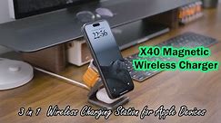 3 in 1 Wireless Charging Station for Apple Devices #apple #charger #iphone #amazon