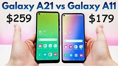 Samsung Galaxy A21 vs Samsung Galaxy A11 - Who Will Win?