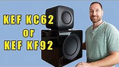 KEF KC62 vs KF92. Compact Subwoofer Comparison.
