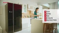 Store More, Stay Home More Often, With Sharp J-Tech Inverter Refrigerator!