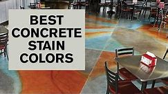Best Concrete Stain Colors