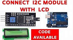 Arduino I2c LCD Display Tutorial