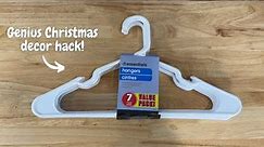GENIUS Christmas Hack With Cheap Plastic Hangers