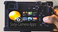 How to install Apps on Sony cameras