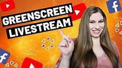 How To Do Greenscreen On Facebook and YouTube Live (On-Screen BeLive Tutorial)