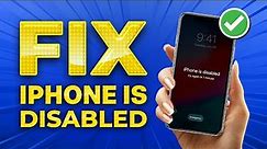 iPhone is disabled Connect to iTunes - How to Unlock disabled iPhone without Password - iOS 14