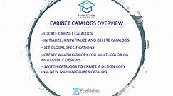 Cabinet Catalogs | ProKitchen Software