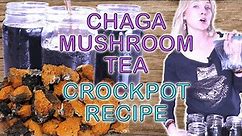 Chaga Mushroom Tea Crockpot Recipe 🍄 || Boost Immune System