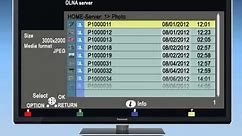 Panasonic VIERA - How to use DLNA and Media Player on your VIERA Television
