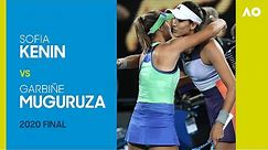 Sofia Kenin vs Garbiñe Muguruza Full Match | Australian Open 2020 Final