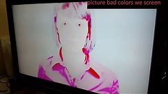 SONY KDL-37V4500 LCD TV repair picture bad colors we screen