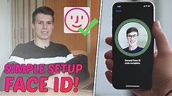 HOW TO SETUP FACE ID on iPhone Xs Max, iPhone Xs, iPhone Xr and iPhone X!