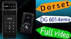 Dorset DG 601 demo video || How to activate fingerprint password in Dorset DG 601 model ||
