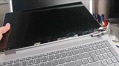 Lenovo Flex 5 IdeaPad. How to remove damaged screen/touch pad and a locate a replacement.