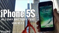 iPhone 5S All Day Battery Test [VLOG#9]