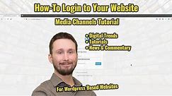How-To Login to Your Website