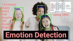 Emotion Detection using CNN | Emotion Detection Deep Learning project |Machine Learning | Data Magic