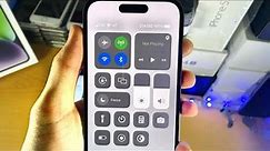 How To Use Control Center on iPhone 14 Pro