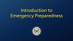 Introduction to Emergency Preparedness