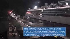 WATCH: Viking cruise ship arrives in Duluth