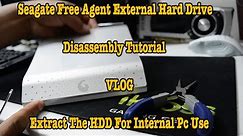 Seagate 1TB External Hard Drive Free Agent Disassembly Tutorial - #Tech Adventures #1
