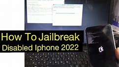How To Jailbreak Disabled iPhone 2024 | Checkrain Patched Windows