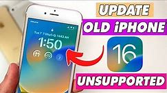 How to Update Old iPhone 6s/7/7+/8 to iOS 16 (100% Work)