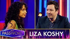 Jimmy Fallon and Liza Koshy Play a Black and White-Themed Round of Password