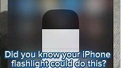 Did you know about this iPhone feature?😲 | iPhone Flashlight #flashlight #iphone #didyouknow