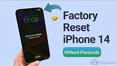 How To Factory Reset iPhone 14 Without Password [Free Way] 2023