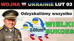 03 LUT: Ukraińcy PRZEPROWADZILI UDANY KONTRATAK.Rosjanie WRACAJĄ DO PUNKTU ZERO | Wojna w Ukrainie