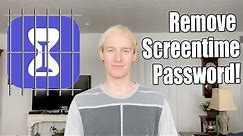 How to Remove Screen Time Passcode from iPhone! (No download, no setup as new, iOS 12/13/14)