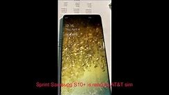 Unlock Samsung Galaxy S10+ S10 S10e Sprint