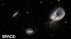 Hubble Captures Stunning Views Of A Galaxy Merger