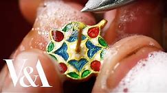 How was it made? Making and enamelling an earring | V&A