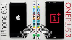 iPhone 6S vs OnePlus 3 Speed Test