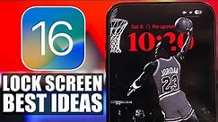 Best iOS 16 Lock Screen IDEAS - You Must Try !