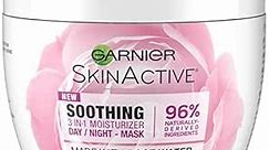 Garnier SkinActive 3-in-1 Face Moisturizer with Rose Water, 6.7 Fl Oz (Pack of 1)