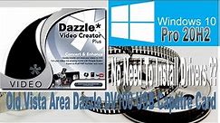 Dazzle DV100 Working On Windows 10 Pro 20H2 64bit No Driver Needed ???