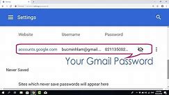 How to Show Gmail Password in Google Chrome | NETVN