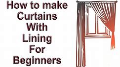 how to make curtains for beginners