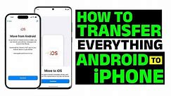 Switching to iPhone in 2024? Here's How to Transfer EVERYTHING from Android!