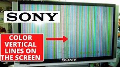 How To Fix SONY TV Has Vertical Lines on Screen || LED TV Screen Problem Troubleshooting || Easy Fix