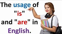 The usage of is and are in English ✍️English Grammar Lessons 📚 When to Use Is & Are 📖 Basic English