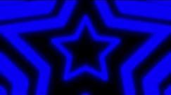 Black and Blue Y2k Neon LED Lights Star Background || 1 Hour Looped HD